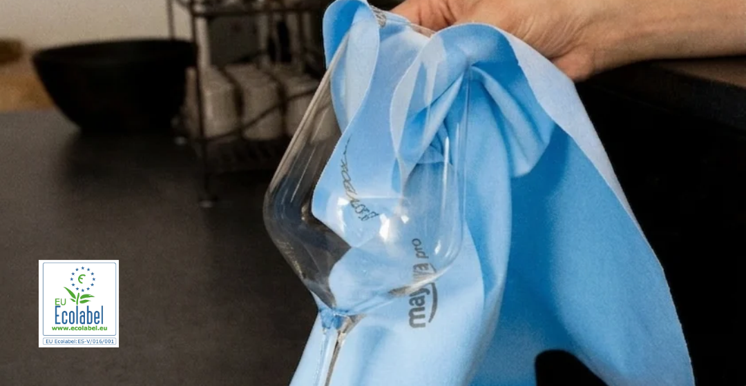 Grupo Maya obtiene la EU Ecolabel para su bayeta Microglass