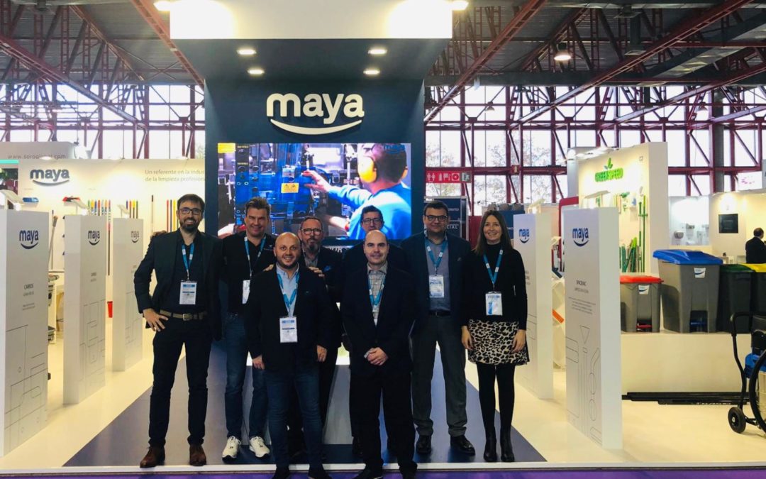 Gran éxito de Maya en Hygienalia-Pulire 2019
