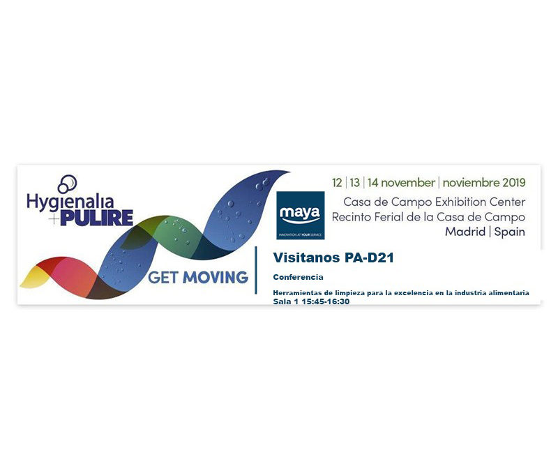 Maya en Hygienalia-Pulire 2019 con grandes novedades para los profesionales de la limpieza
